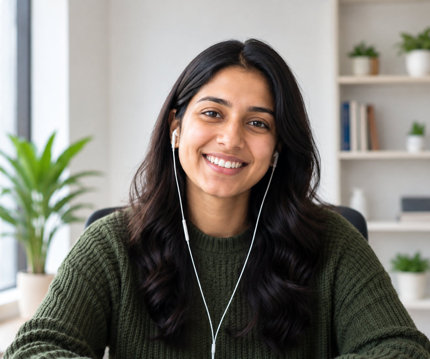 Candidate on a live interview call