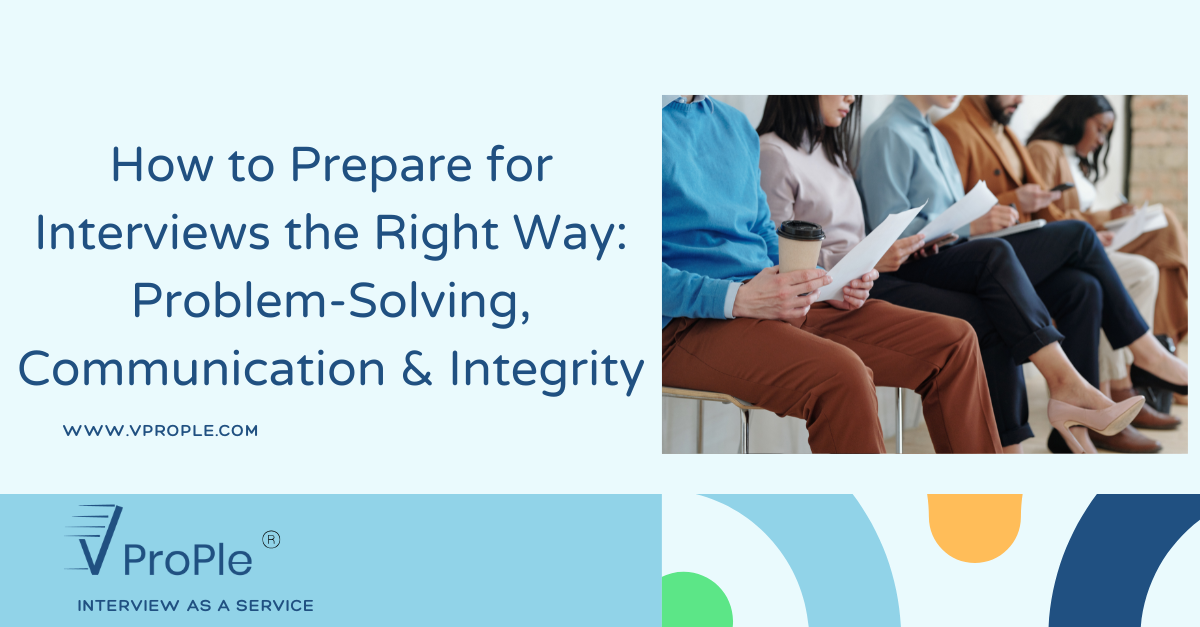 How to Prepare for Interviews the Right Way: Problem-Solving, Communication & Integrity